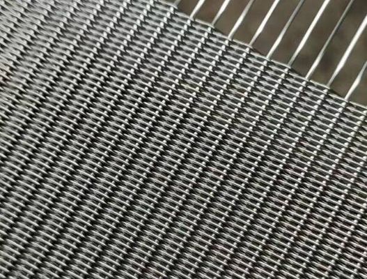 Silver Color Stainless Steel Dutch Weave Wire Cloth Mesh Wrapped Edge Woven