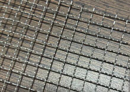 SUS304 Steel Crimped Wire Mesh Galvanized Square Hole For Vibrating Screen Filter