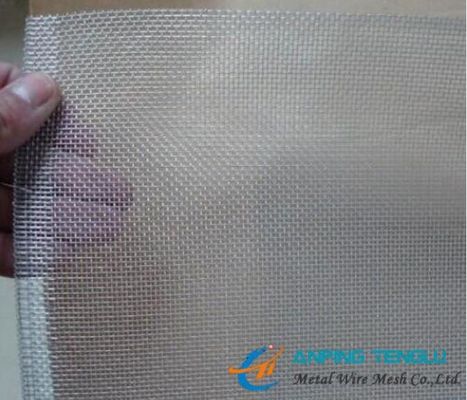 Aluminum 0.045"X0.053" Metal Woven Wire Mesh 18x16 Mesh Per Inch For Insect Screen