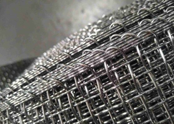 Square Hole SS Woven Wire Mesh 18x18 Mesh Selvage Edge