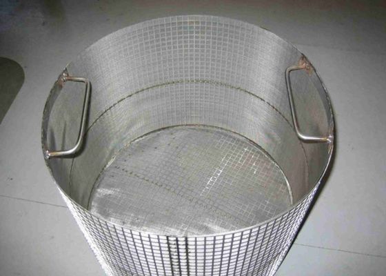 ASTM AISI 2 To 2000 Micron SS Mesh Filter Basket SS302