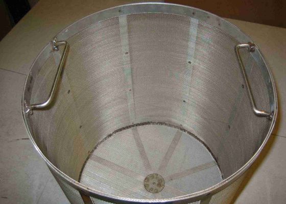 ASTM AISI 2 To 2000 Micron SS Mesh Filter Basket SS302