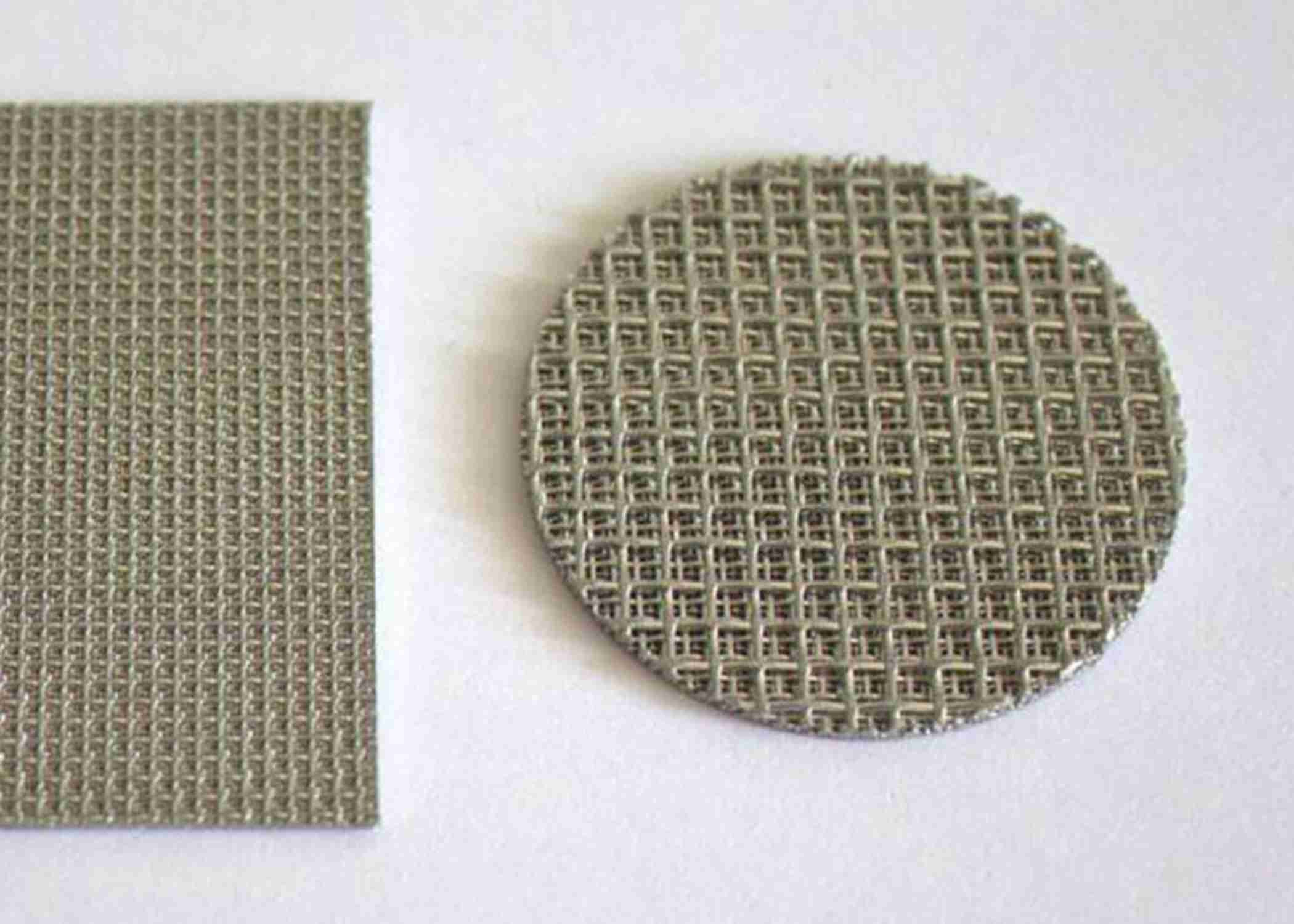 AISI316L 2 To 300 Micron Stainless Steel Mesh Filter Discs