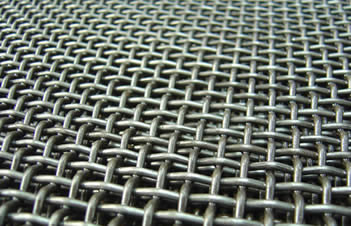 Square Hole / Slot Hole Crimped Woven Wire Mesh Weaving 2000mm Width