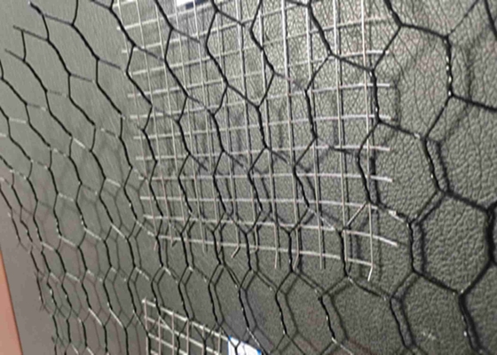 1/2" Hole 0.65mm Hexagonal Wire Mesh 1.8m Width Stainless Steel 304