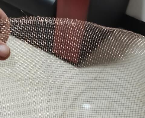 Aluminum 0.045"X0.053" Metal Woven Wire Mesh 18x16 Mesh Per Inch For Insect Screen