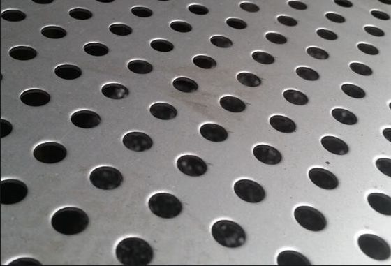 SS304 Perforated Stainless Steel Screen 0.5mm To 10mm Round Hole