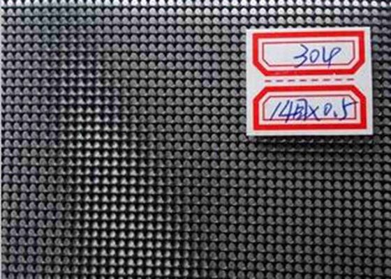 Bwg 31 To Bwg34 Wire Stainless Steel Security Screen Mesh Epoxy Coated 12x12