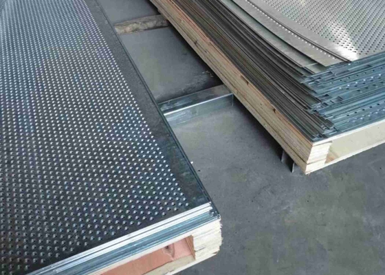 Nickel Alloy Hexagnoal Hole Perforated Mesh High Temperature Resistance